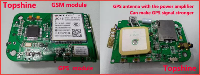 연료 모니터링과 RS232 RS485 통신 포트와 주문형 강력한 SIM 차량 GPS 추적자 2명