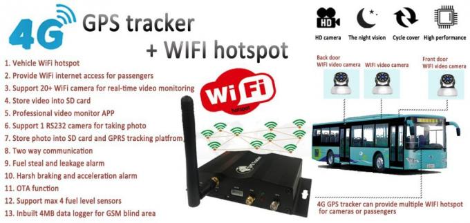 RFID를 모니터링하는 짜맞춘 와이파이 분쟁지역 비디오와 학교 버스 4G GPS 추적자는 운전사 ID를 확인합니다