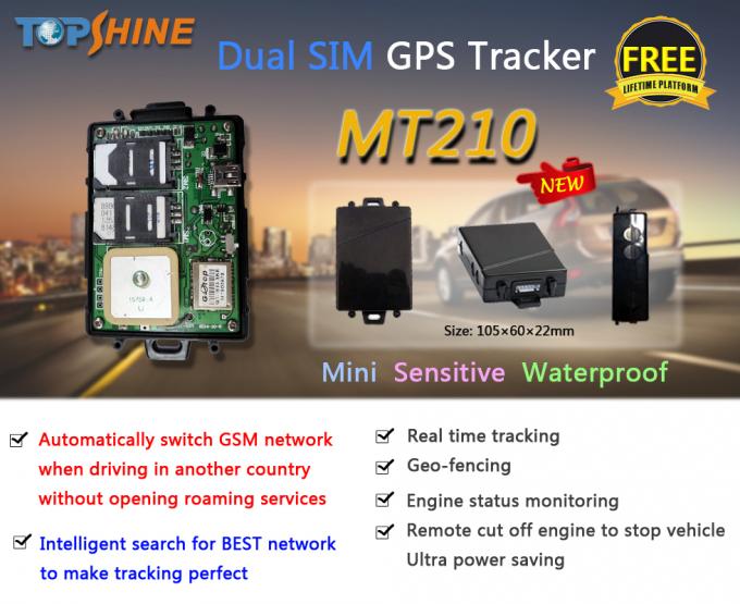 두배 SIM 카드 슬롯 무료 GPS 트래킹 시스템과  도매 자동차 트럭 버스 차량 GPS 추적자