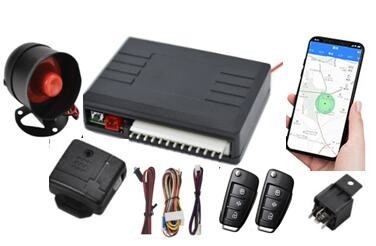 중심 로킹 CA02A와 DC12V GSM 현명한 자동차 도난 경보기 시스템 제어