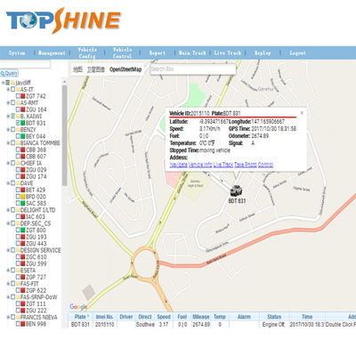 프로트랙 코반 텔토니카 크크링크 보프안을 위한 차량 GPS 추적 플랫폼 소프트웨어