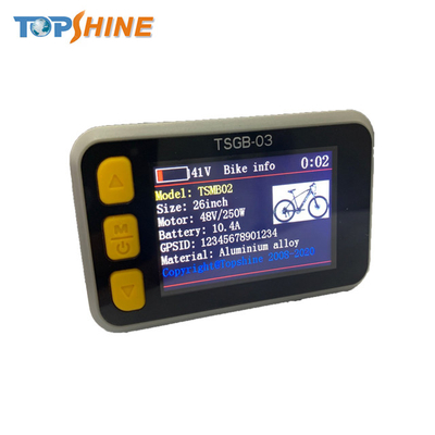 BT RFID 반대 도난 시스템과 칼로리 계산과 4G GPS 전기 자전거 속도계